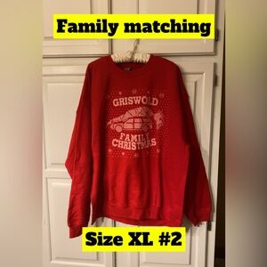 Griswold Family Christmas matching crew neck shirt family matching size XL #2